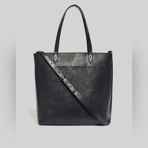 Madewell Women's The Zip-Top Medium Transport Tote, True Black